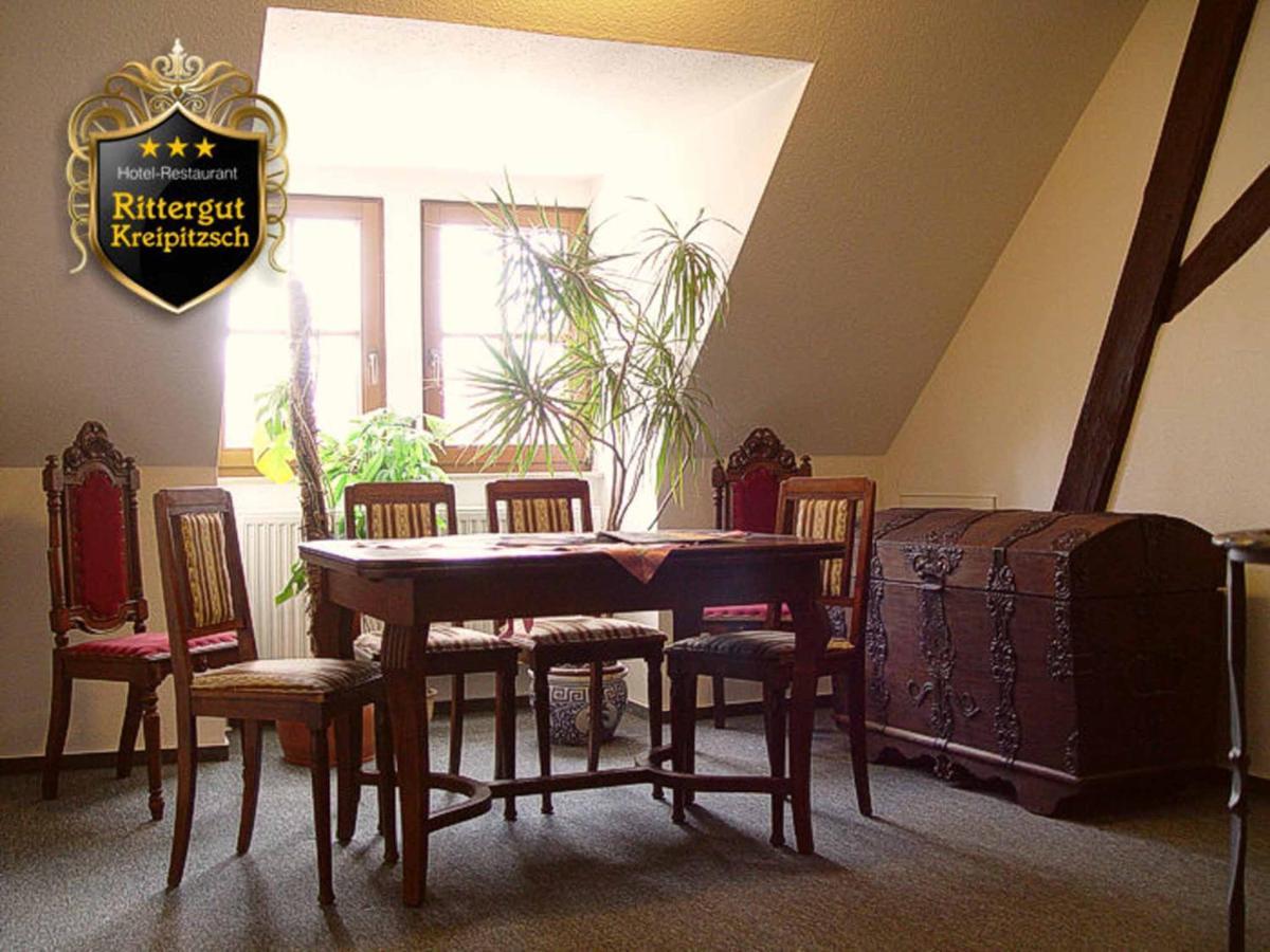 Hotel Und Restaurant Rittergut Kreipitzsch Naumburg  Buitenkant foto